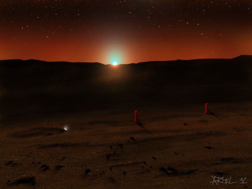 Mars Sunset Wallpapers - 4k, HD Mars Sunset Backgrounds on WallpaperBat