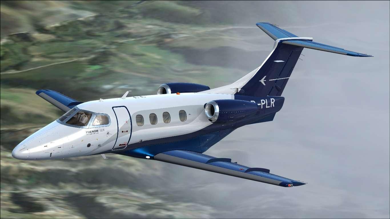 1366x768 PR-PLR Embraer Phenom 100 - Carenado Repaints - AEROSOFT COMMUNITY ... Wallpaper