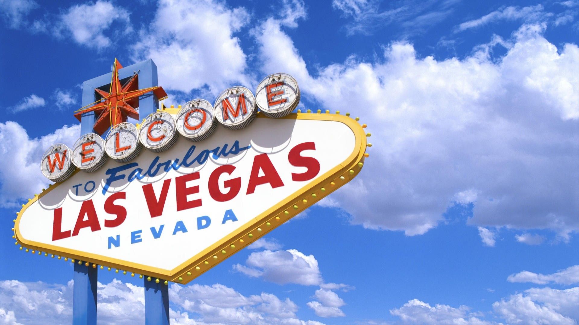 1920x1080 Las Vegas, Signs, Clouds, Sky Wallpapers HD / Desktop and Mobile ... Wallpaper