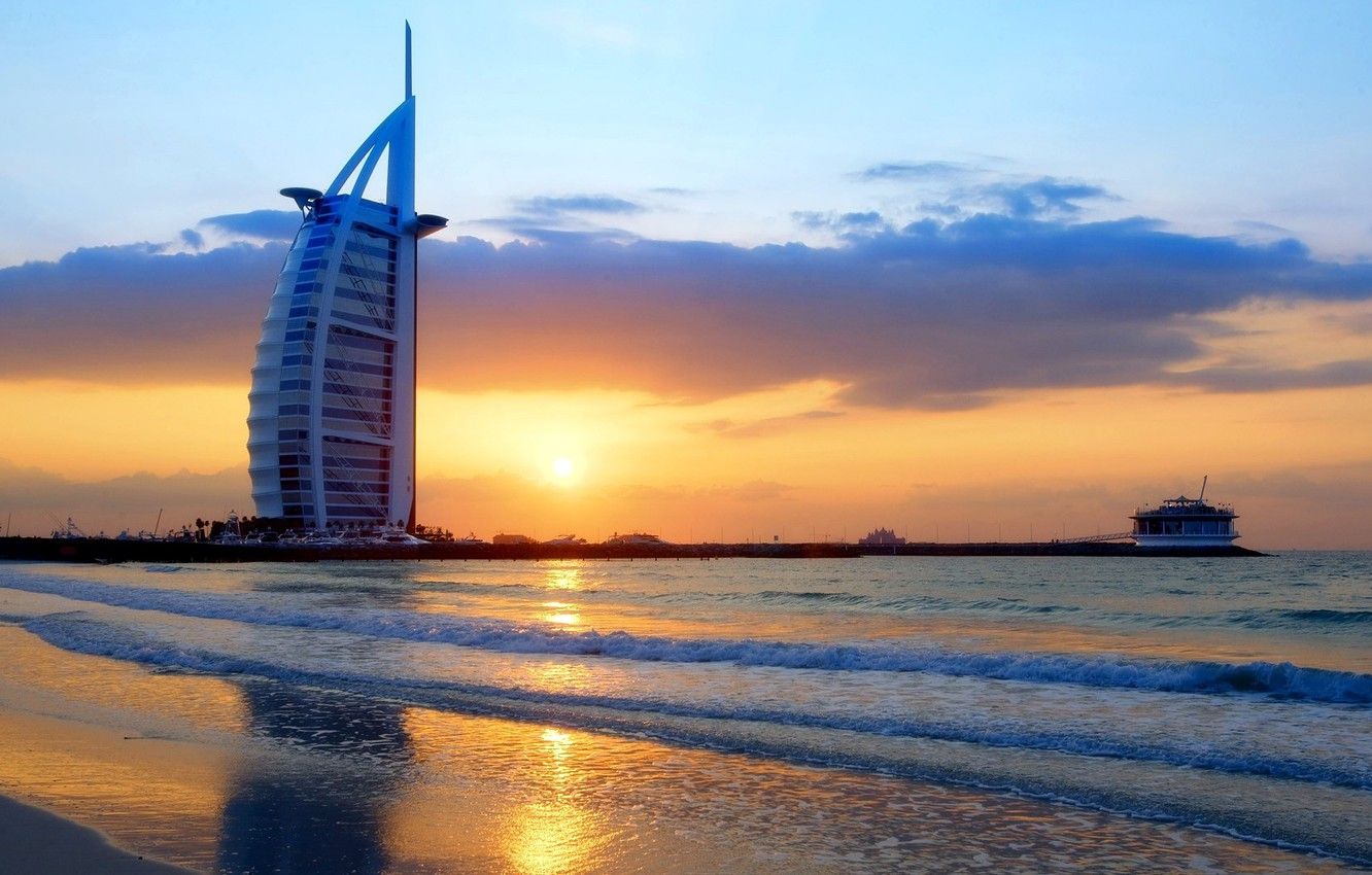 Dubai Sunset Wallpapers 4k HD Dubai Sunset Backgrounds On WallpaperBat