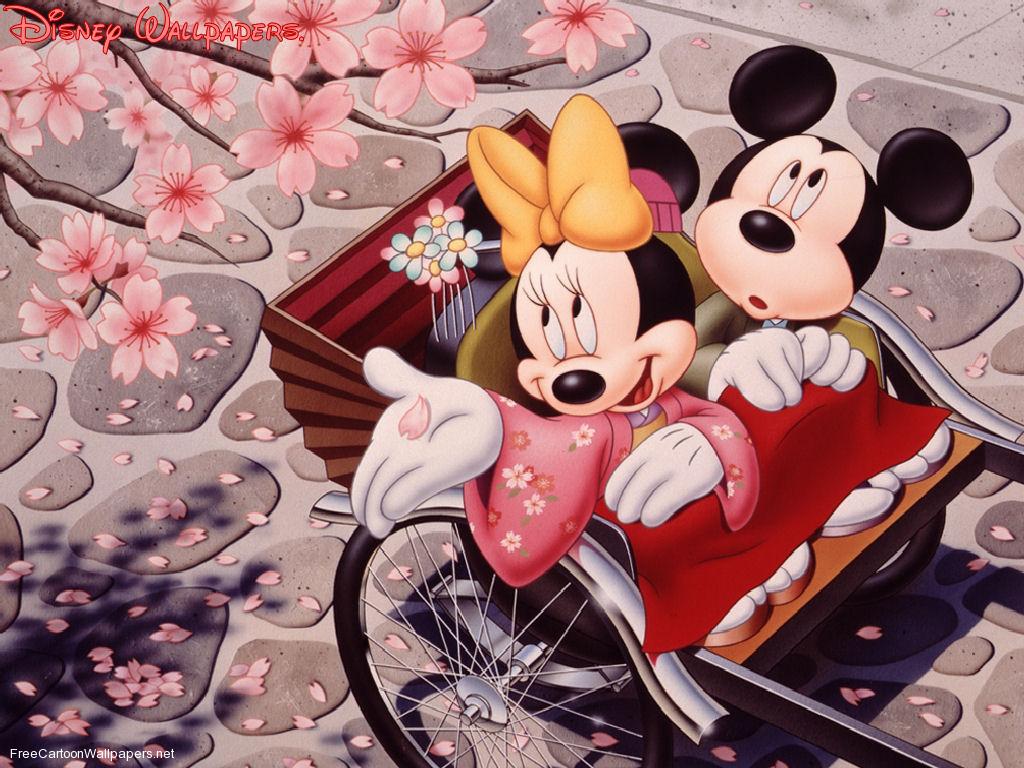 1024x768 Mickey And Minnie Mouse Love Wallpaper 07999 on WallpaperBat
