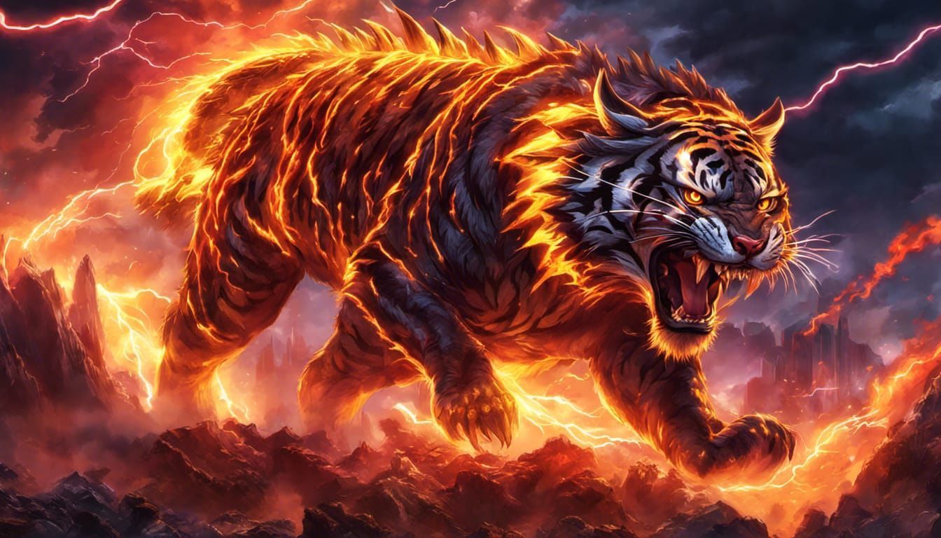 Flaming Tiger Wallpapers - 4k, HD Flaming Tiger Backgrounds on WallpaperBat