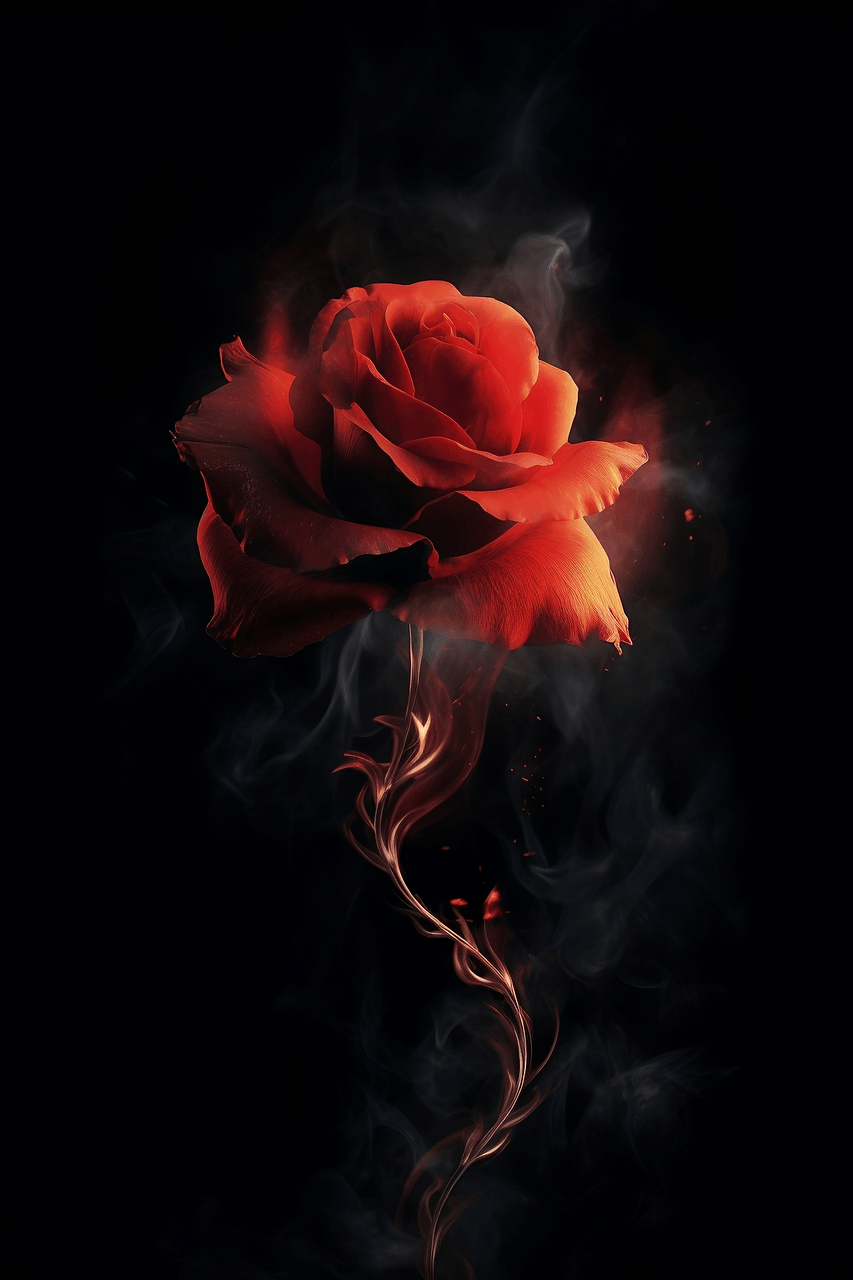 Flaming Rose Wallpapers - 4k, HD Flaming Rose Backgrounds on WallpaperBat