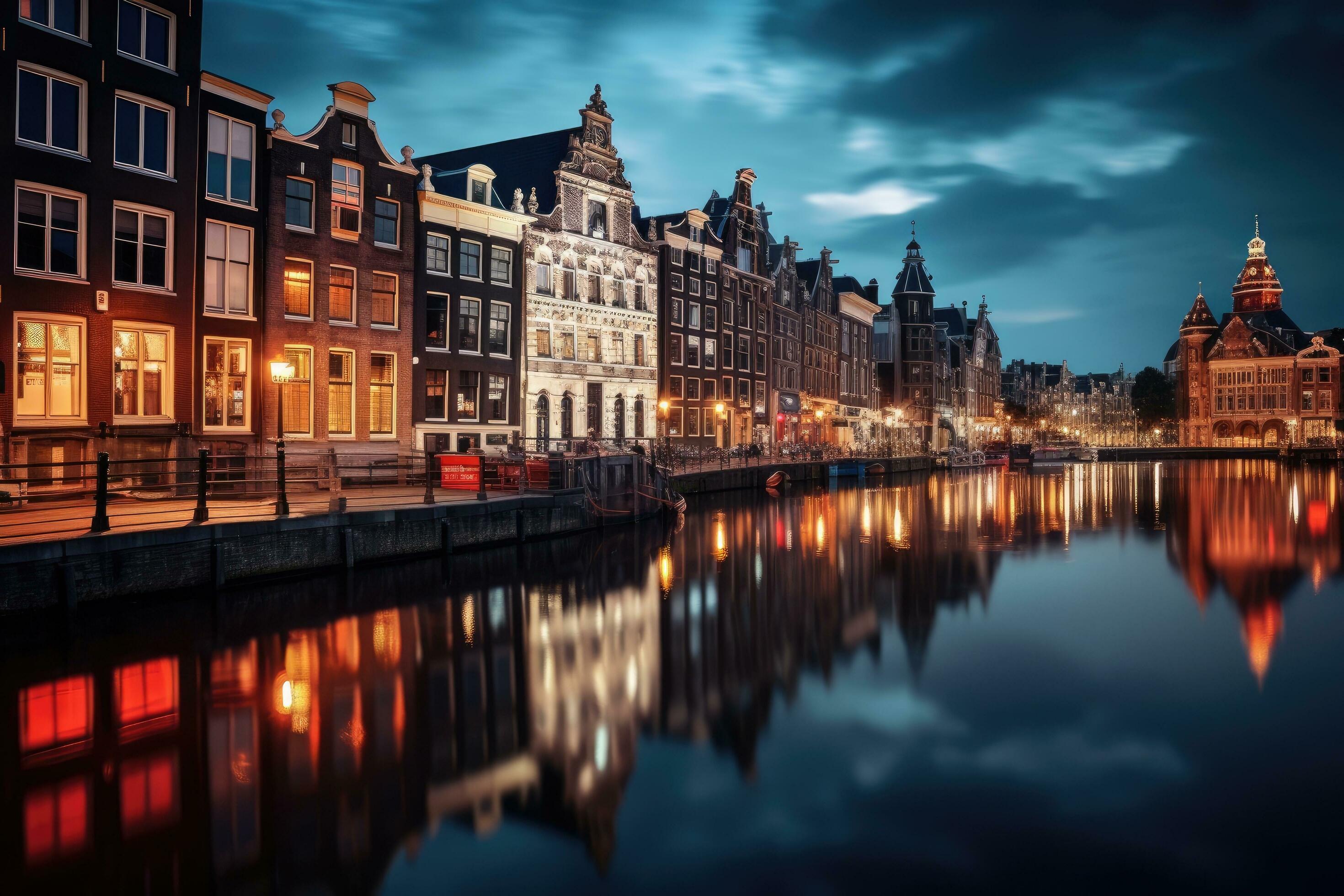 Amsterdam Canals Wallpapers 4k Hd Amsterdam Canals Backgrounds On Wallpaperbat 2734