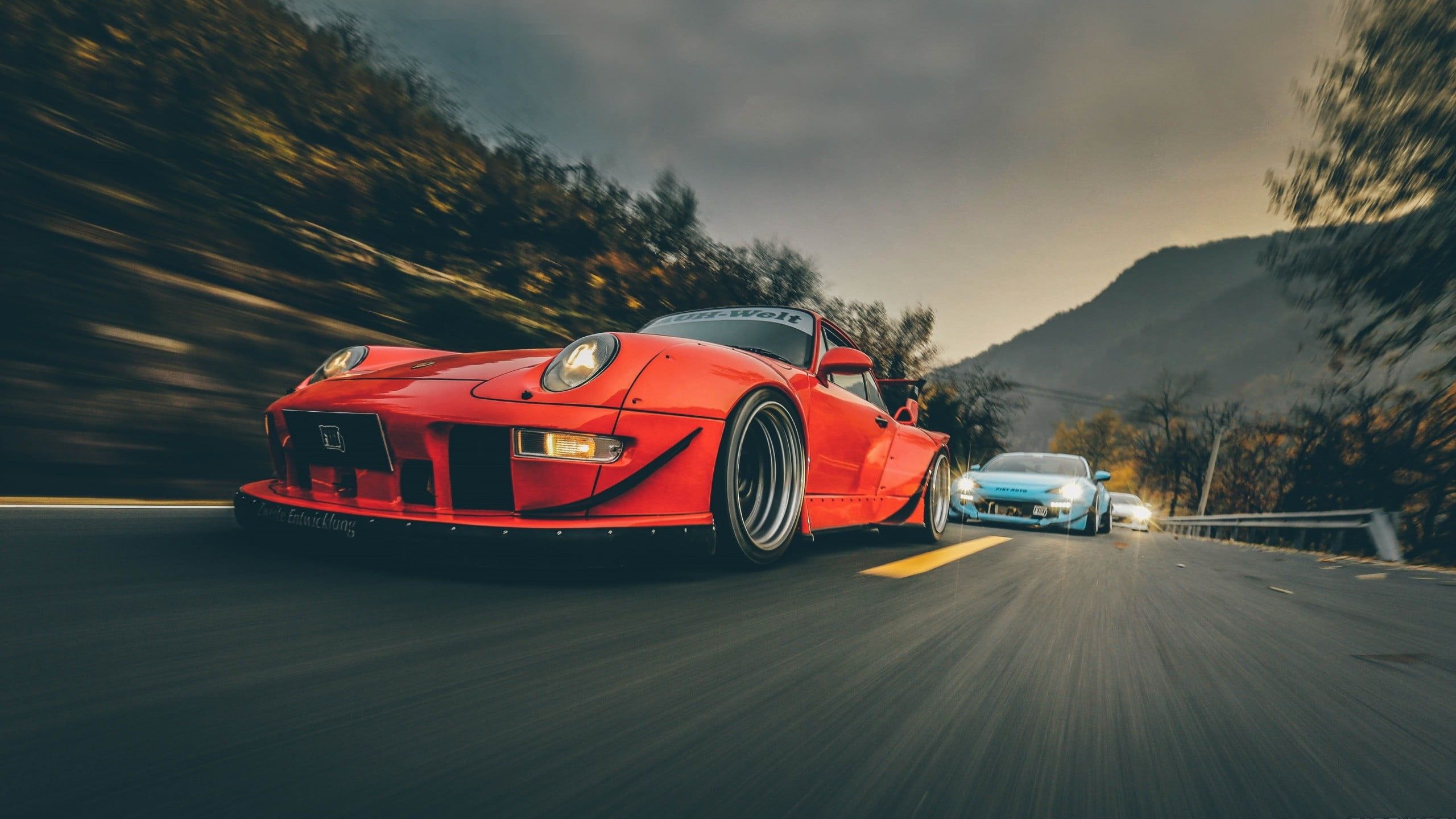 2560x1440 Need for Speed digital wallpaper, RWB, Porsche 911 Carrera S, gulf ... Wallpaper