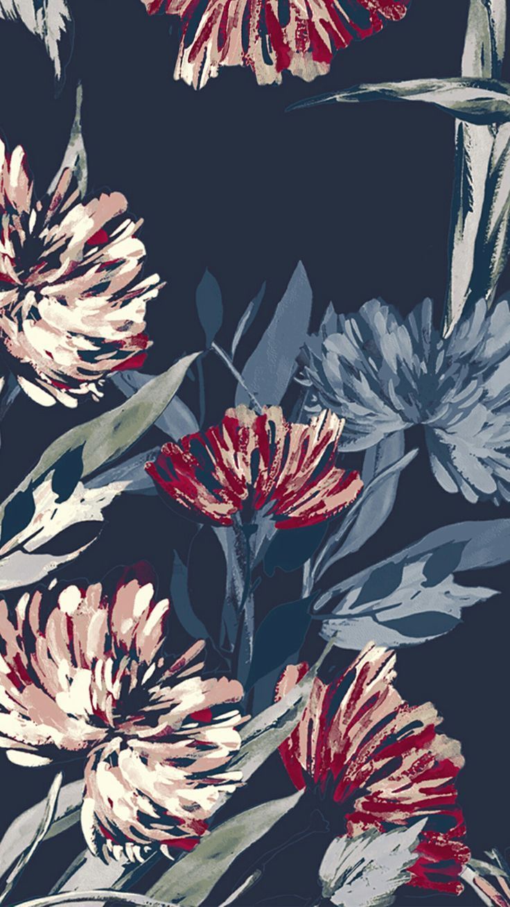 Navy Floral Wallpapers - 4k, HD Navy Floral Backgrounds on WallpaperBat