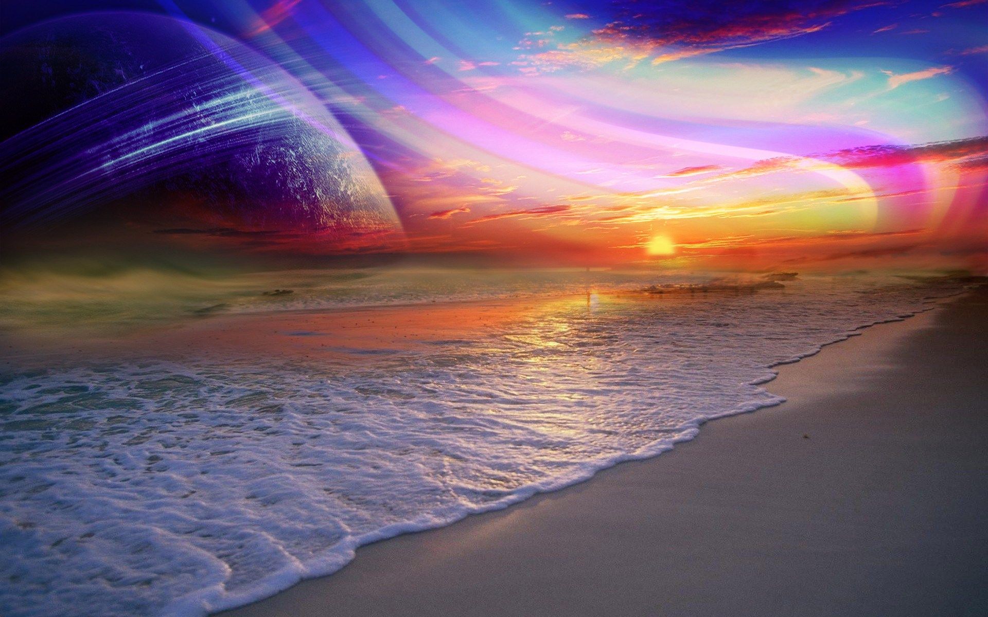 arcobaleno on the beach