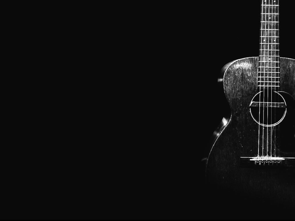 Black and White Guitar Wallpapers - 4k, HD Black and White Guitar