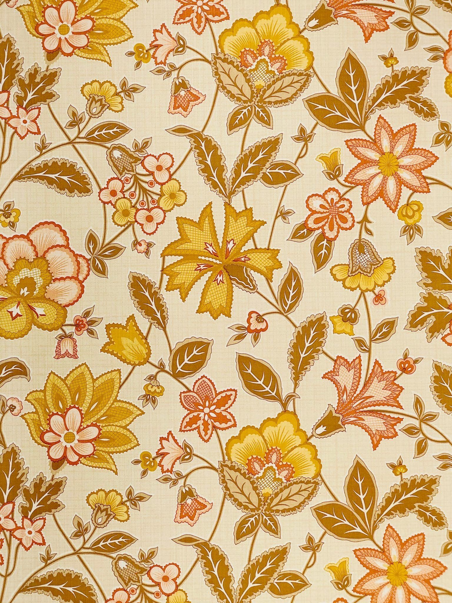 Vintage Yellow Floral Wallpapers - 4k, HD Vintage Yellow Floral