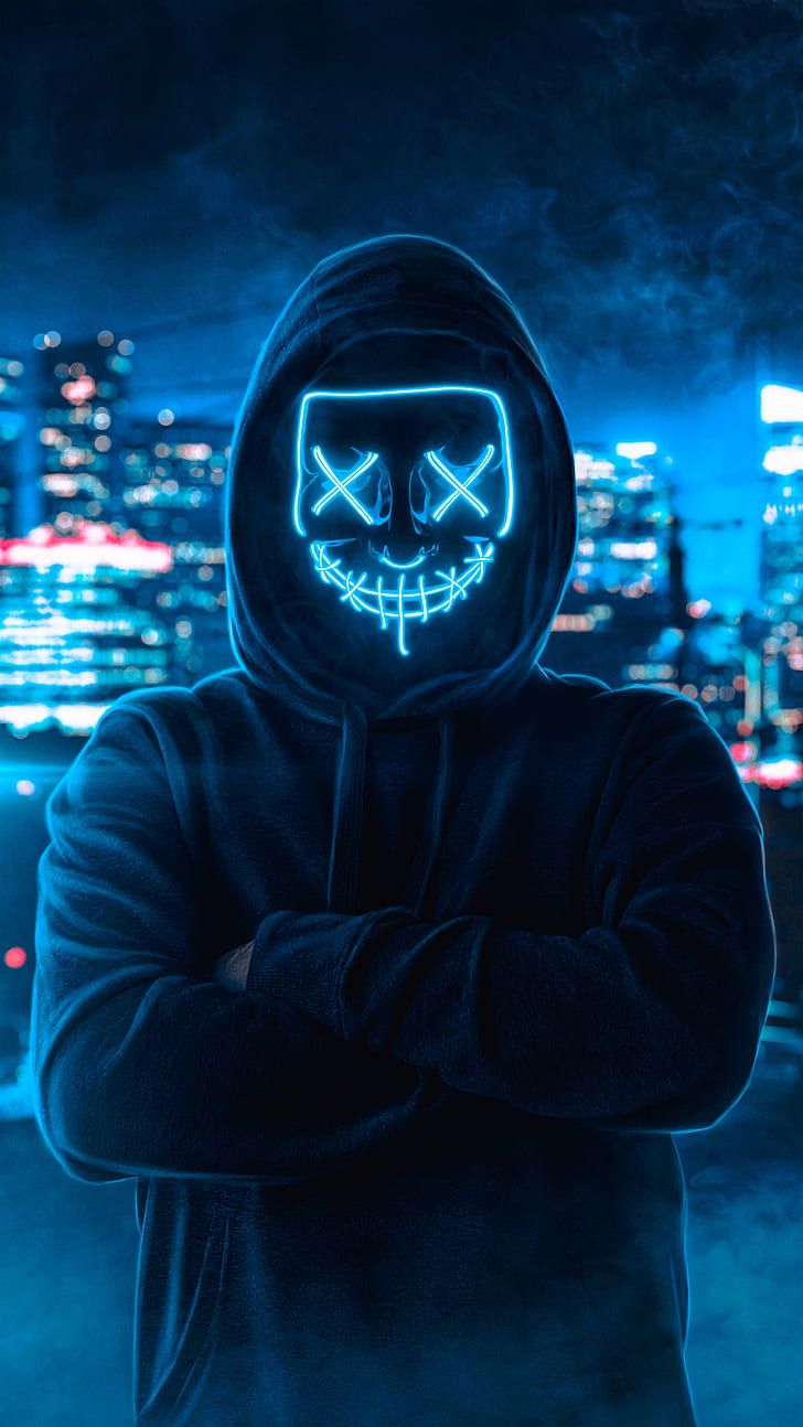 Neon Mask Wallpapers - 4k, HD Neon Mask Backgrounds on WallpaperBat