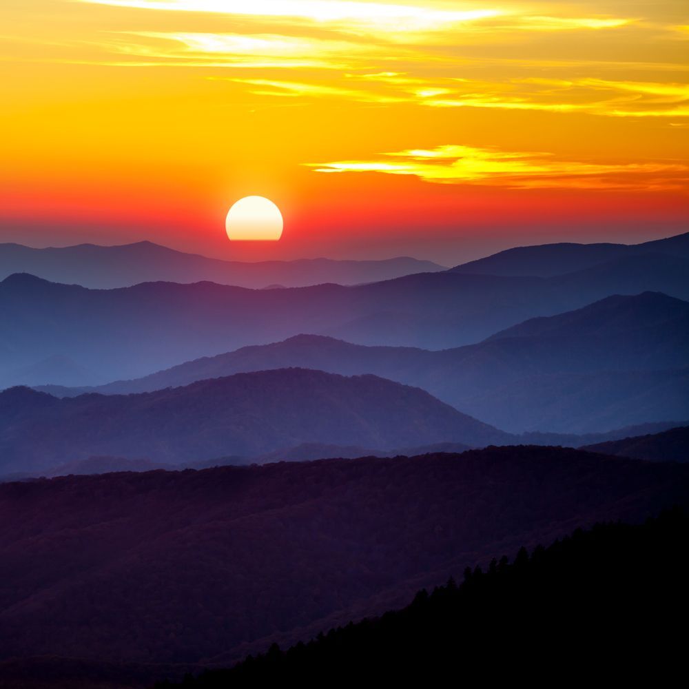 Smoky Mountain Sunrise Wallpapers - 4k, HD Smoky Mountain Sunrise ...