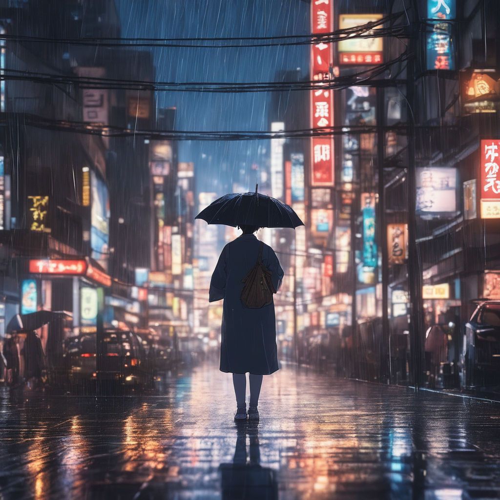 Tokyo Rain Wallpapers - 4k, Hd Tokyo Rain Backgrounds On Wallpaperbat