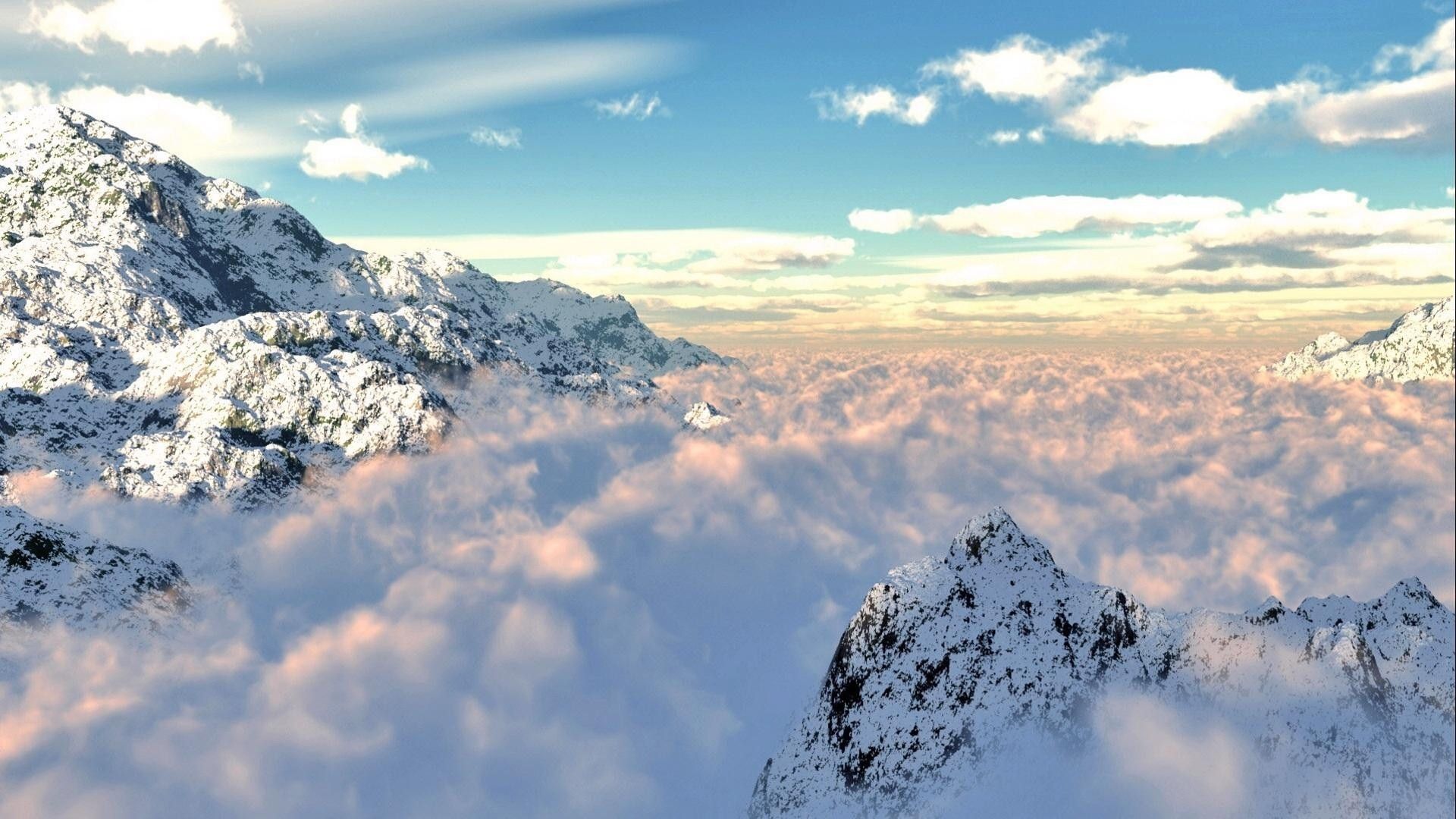 Clouds Mountain Wallpapers 4k Hd Clouds Mountain Backgrounds On Wallpaperbat