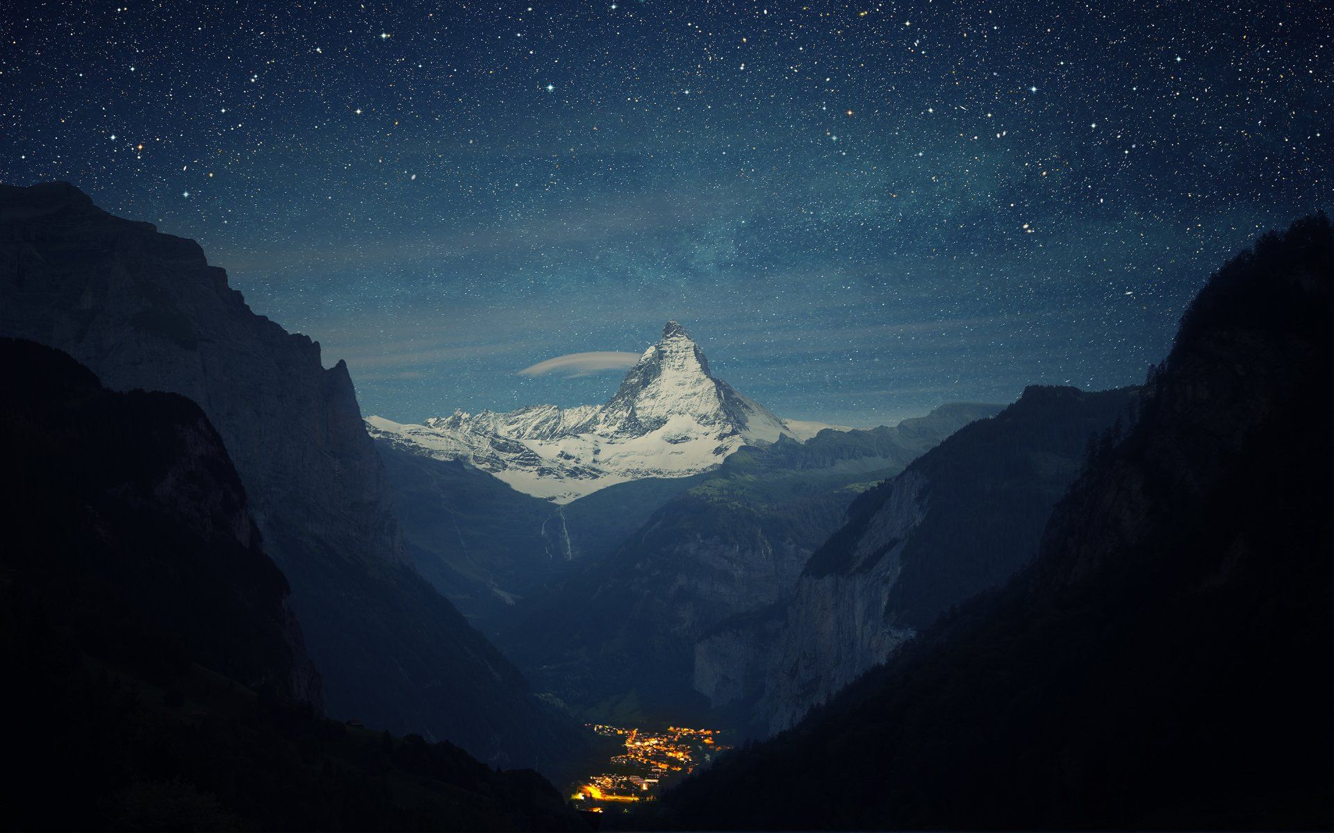 Night Mountain Wallpapers K HD Night Mountain Backgrounds On WallpaperBat