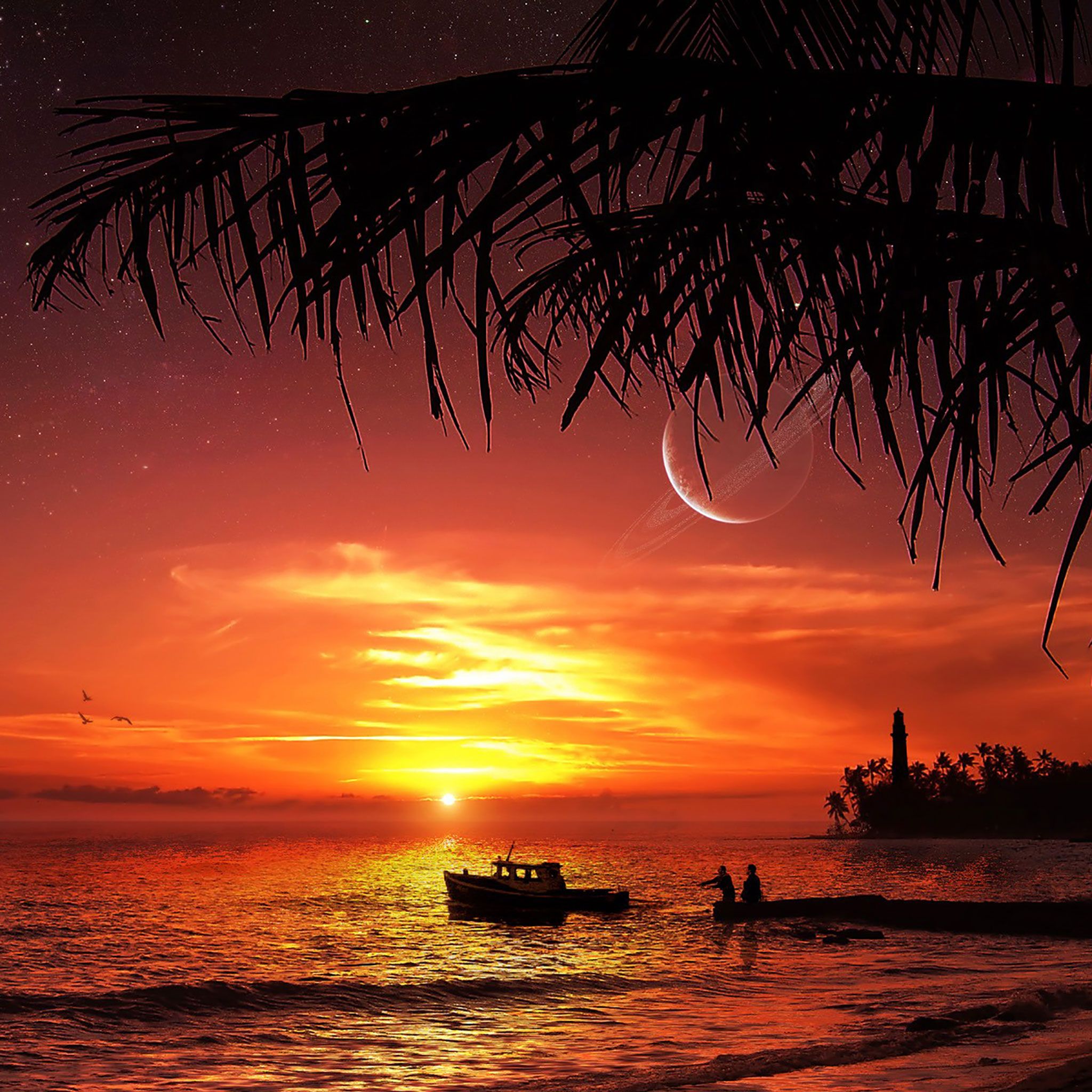 Tropical Beach Sunrise Wallpapers - 4k, HD Tropical Beach Sunrise