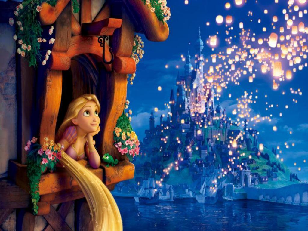 1024x768 Disney Tangled Wallpaper for Android.