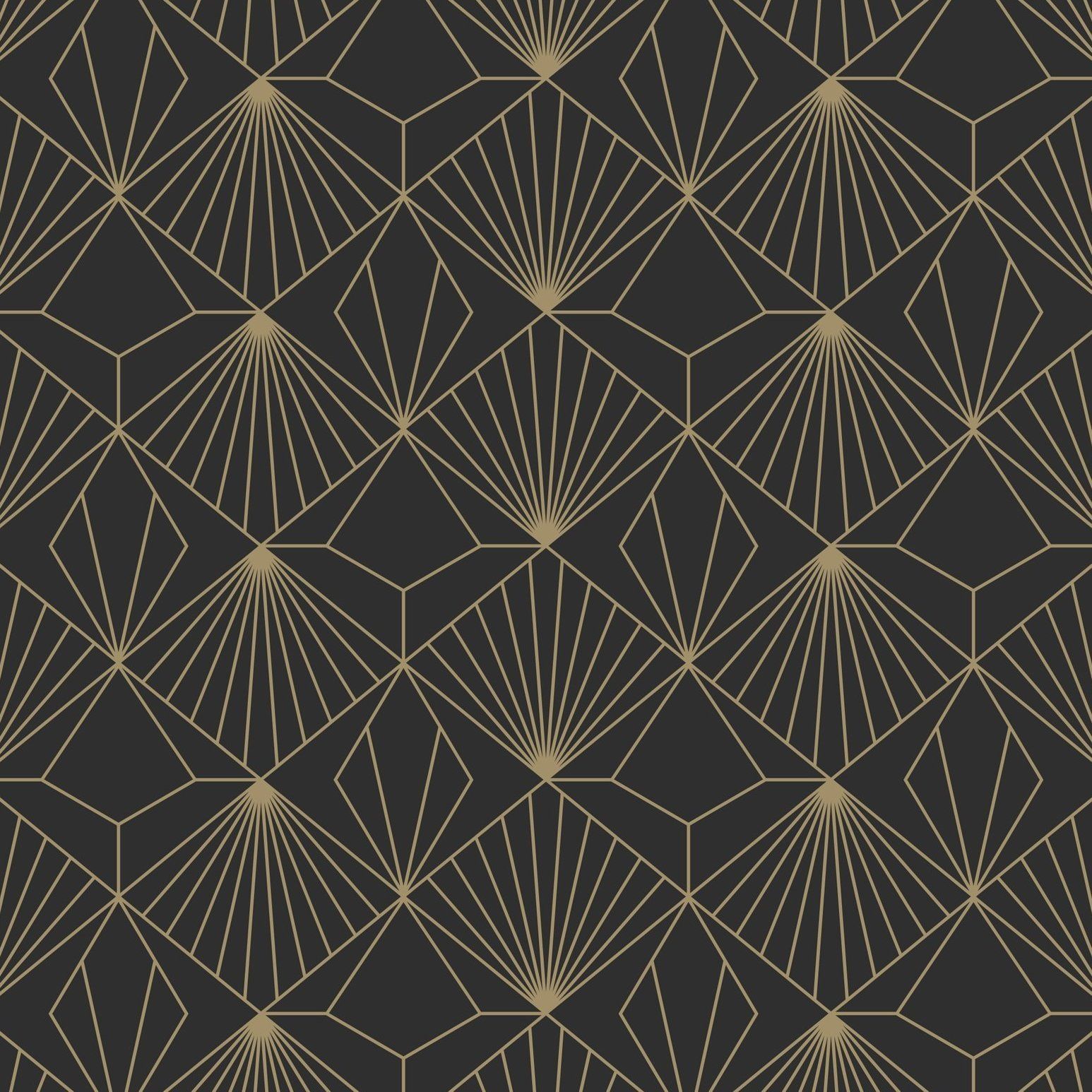 Black and Gold Geometric Wallpapers - 4k, HD Black and Gold Geometric