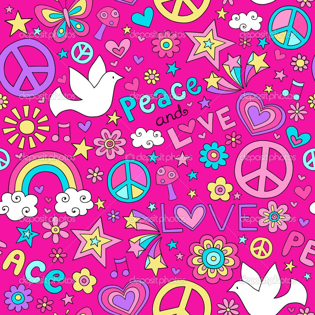1024x1024 Free download Peace And Love Background 1jpg [1024x1024] on WallpaperBat