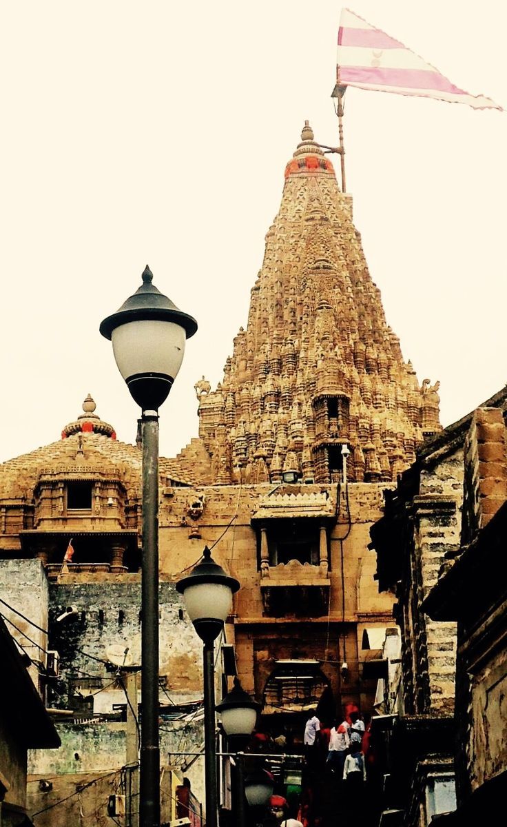 736x1200 Dwarka temple Char Dham | Art and ... Wallpaper