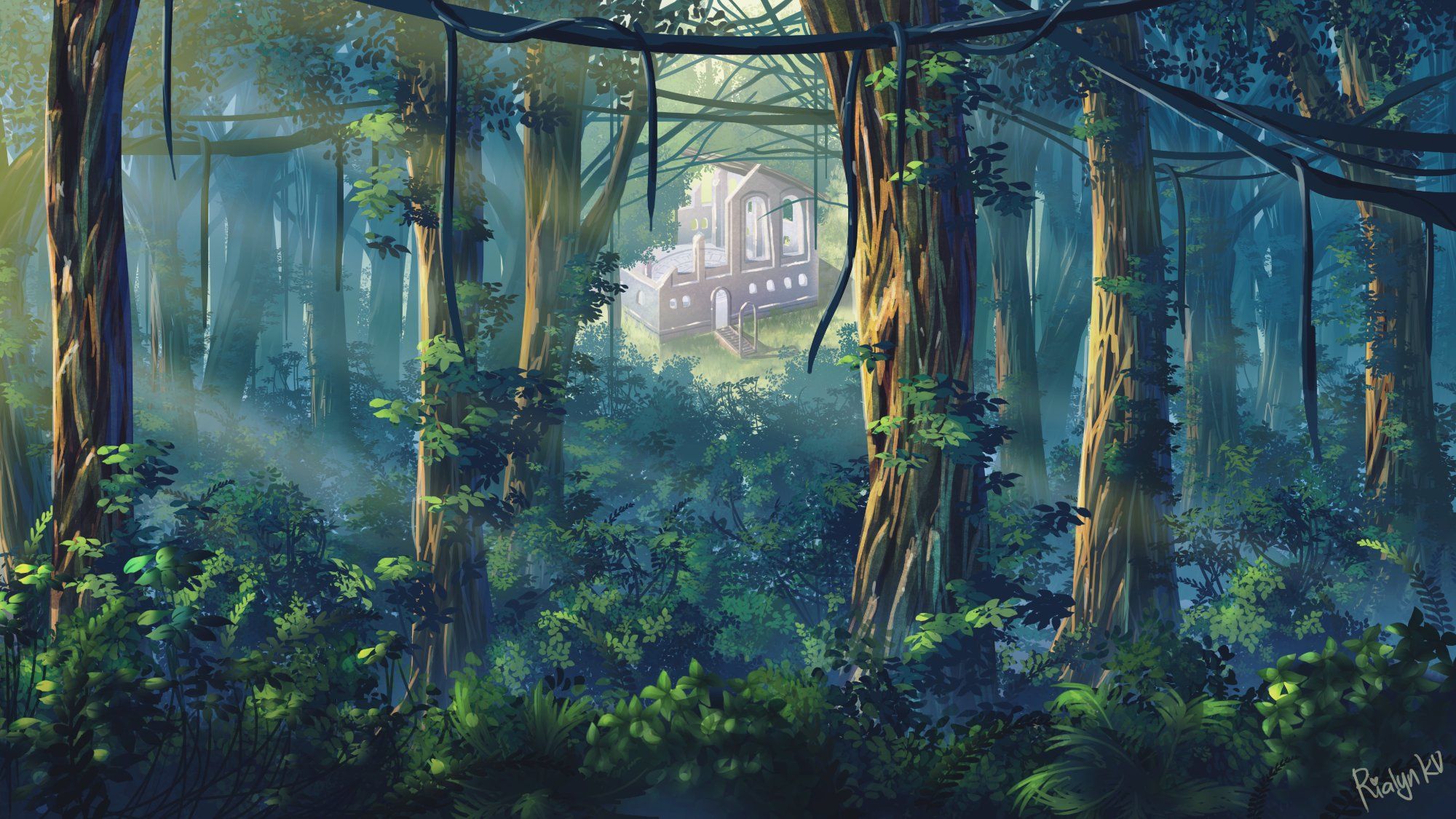 Anime Jungle Wallpapers - 4k, HD Anime Jungle Backgrounds on WallpaperBat