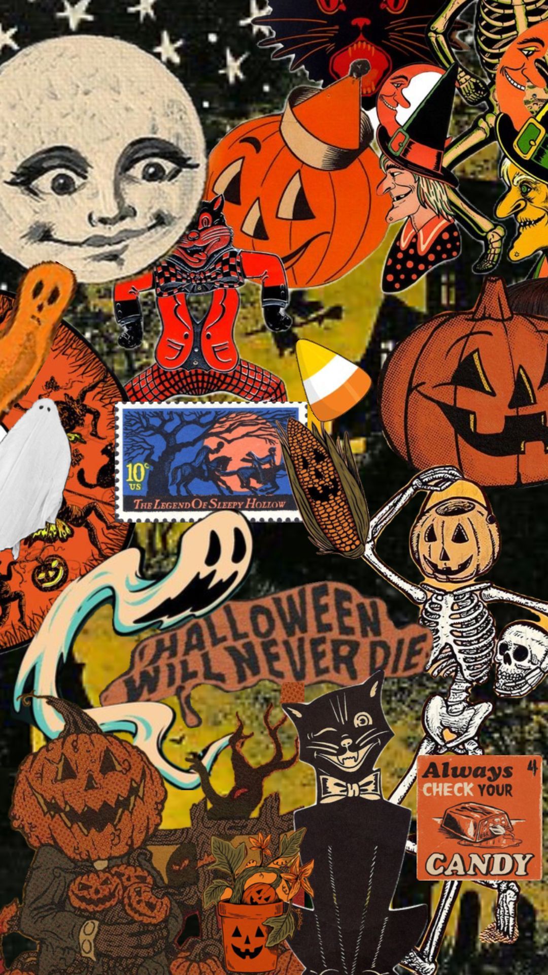 Vintage Halloween Wallpapers - 4k, HD Vintage Halloween Backgrounds on ...