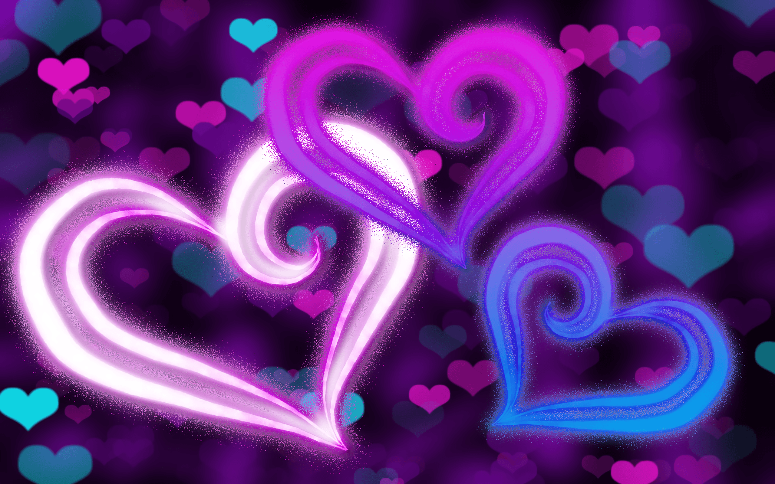 Abstract Heart Wallpapers K Hd Abstract Heart Backgrounds On Wallpaperbat