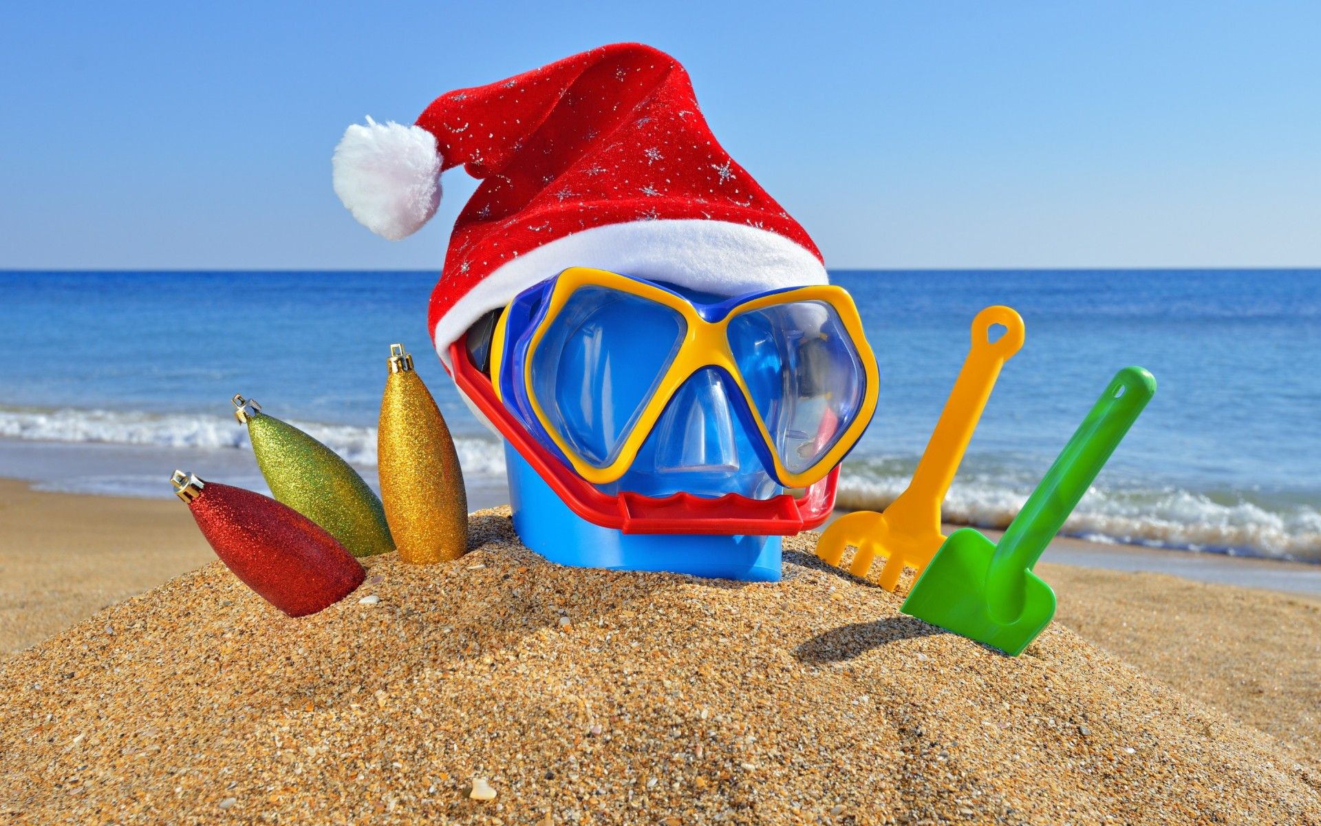 Beach Christmas Wallpapers 4k, HD Beach Christmas Backgrounds on