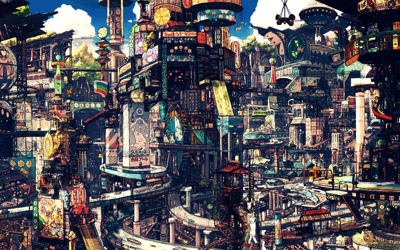 1280x800 Futuristic Anime Wallpaper - Top Free Futuristic Anime on WallpaperBat
