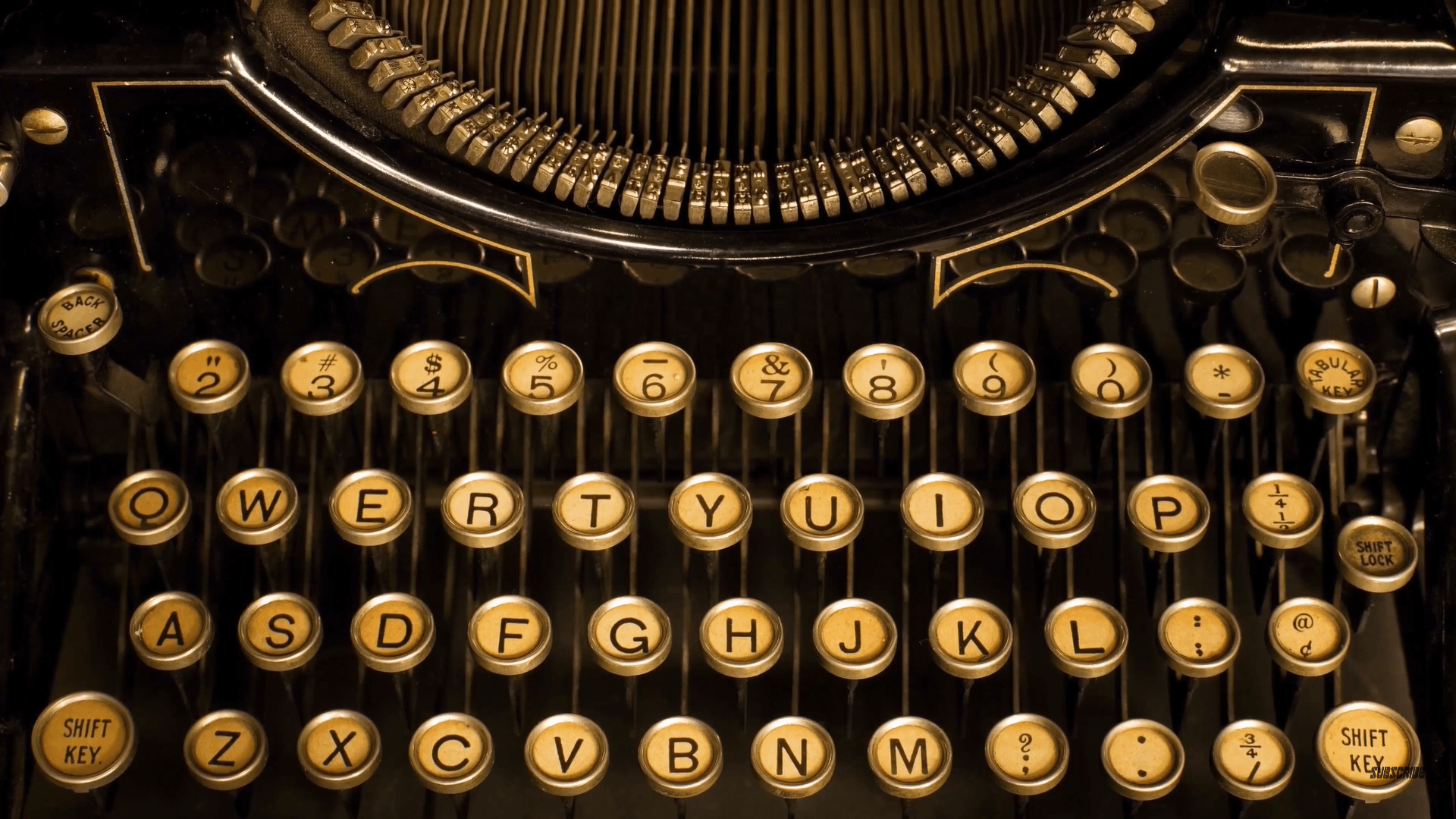 Typewriter 4K Wallpaper