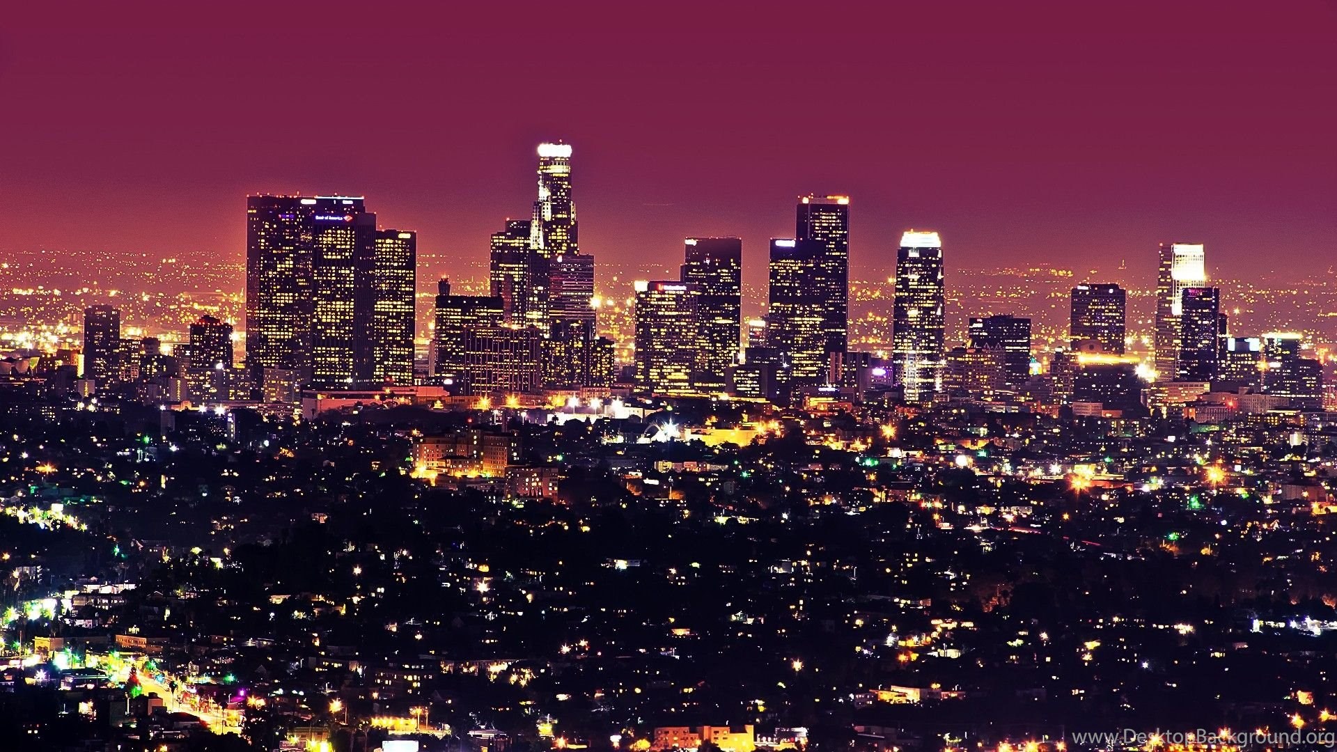 Los Angeles Skyline Wallpapers.