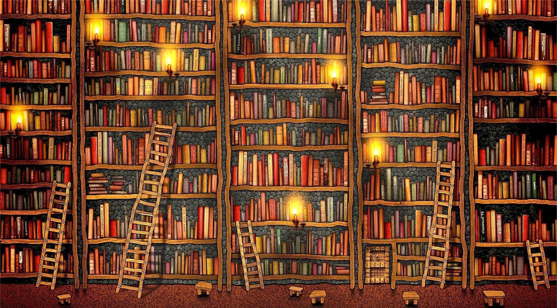 Книжный фон