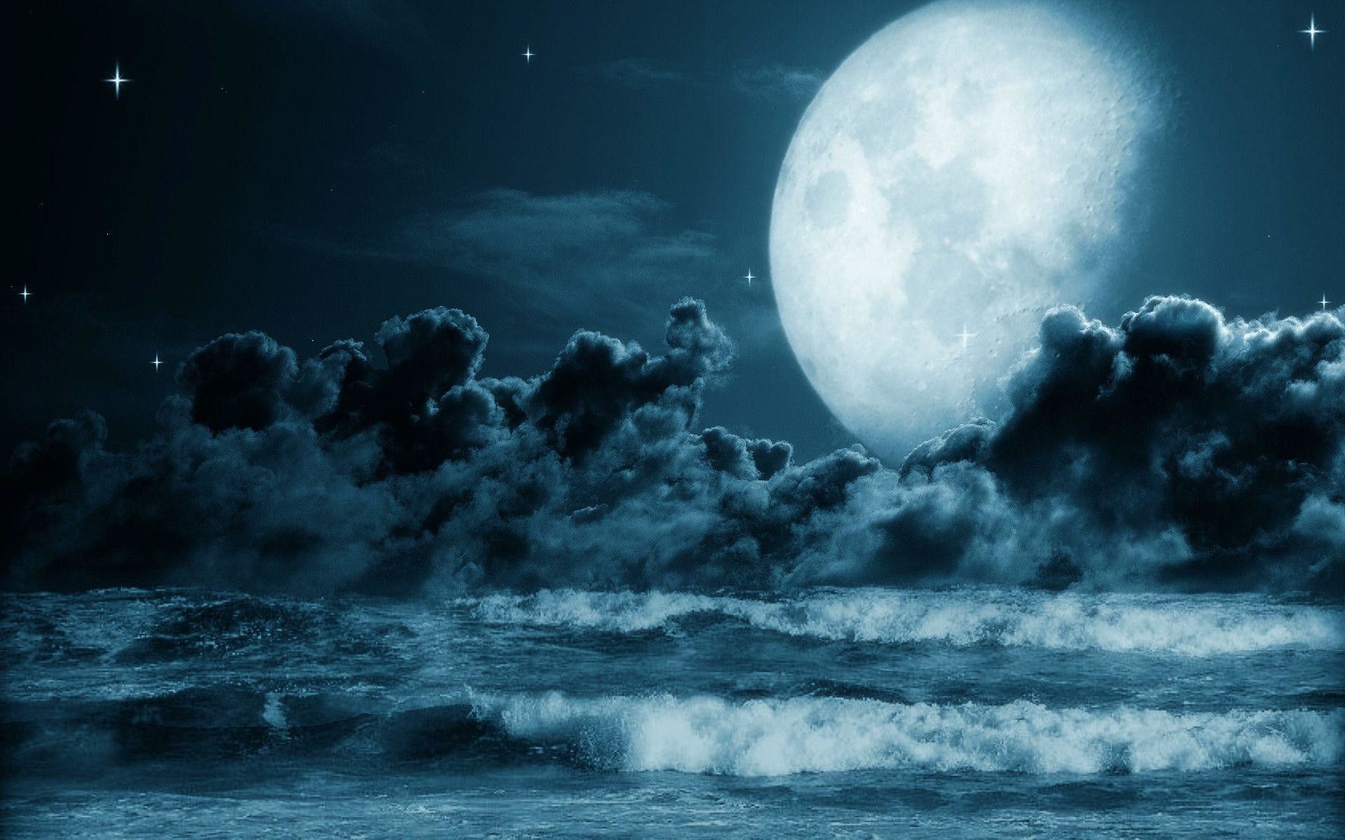 Moon Night Wallpapers - 4k, HD Moon Night Backgrounds on WallpaperBat