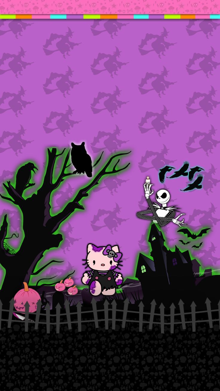 Halloween Hello Kitty iPhone Wallpapers - 4k, HD Halloween Hello Kitty ...