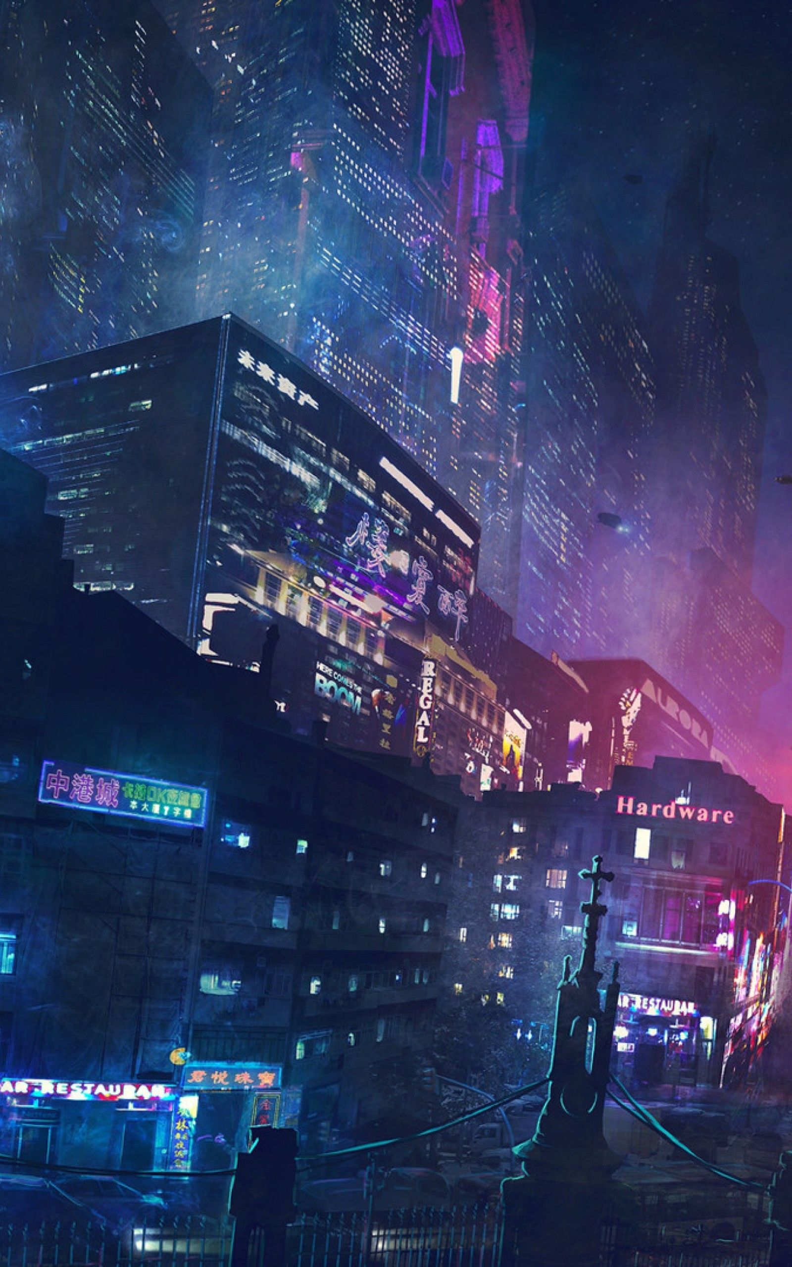 Cyberpunk City Phone Wallpapers - 4k, HD Cyberpunk City Phone ...