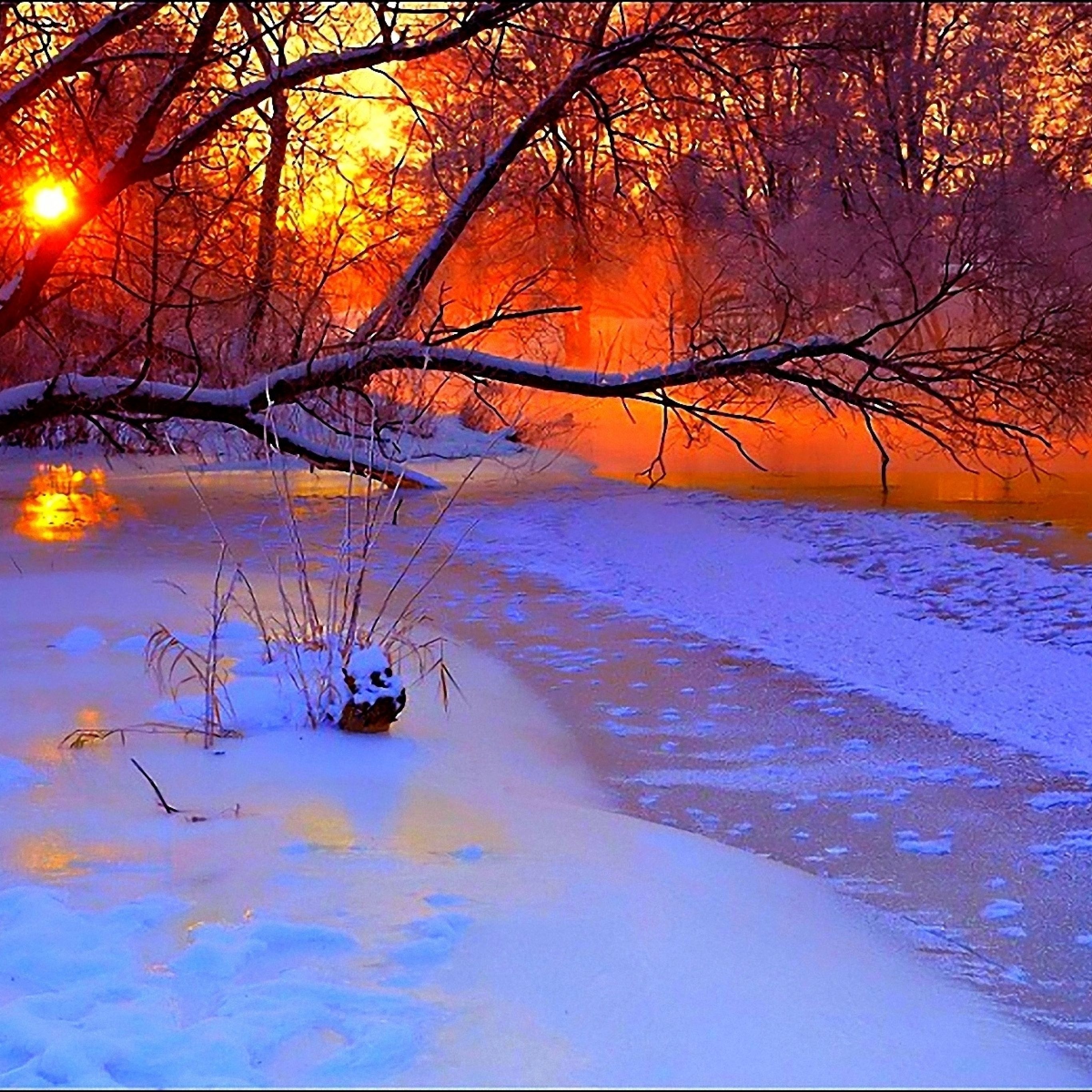 Winter Sunset Wallpapers - 4k, HD Winter Sunset Backgrounds on WallpaperBat