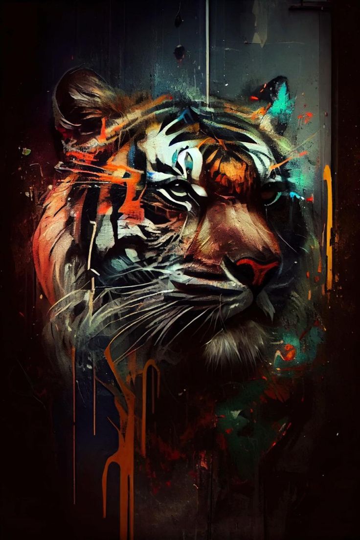 Abstract Tiger Wallpapers - 4k, HD Abstract Tiger Backgrounds on ...