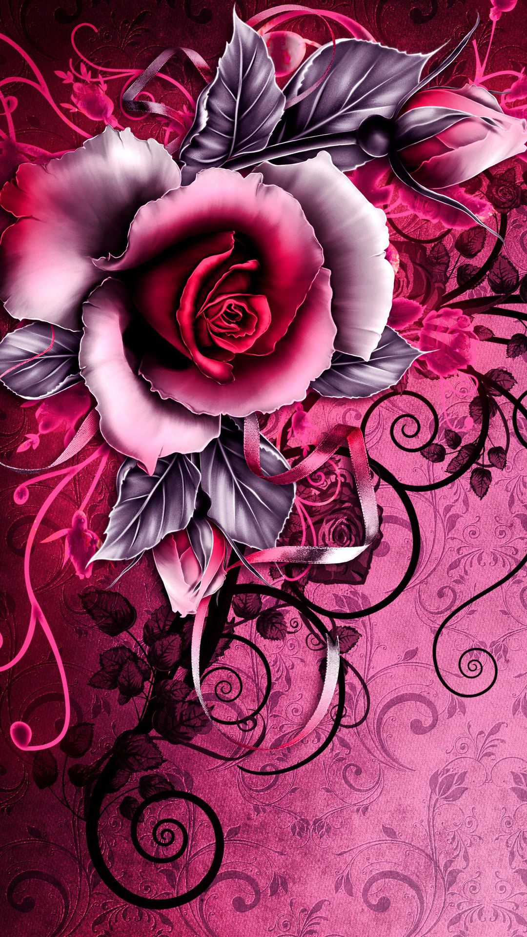 Red Rose Vintage Wallpapers - 4k, HD Red Rose Vintage Backgrounds on ...