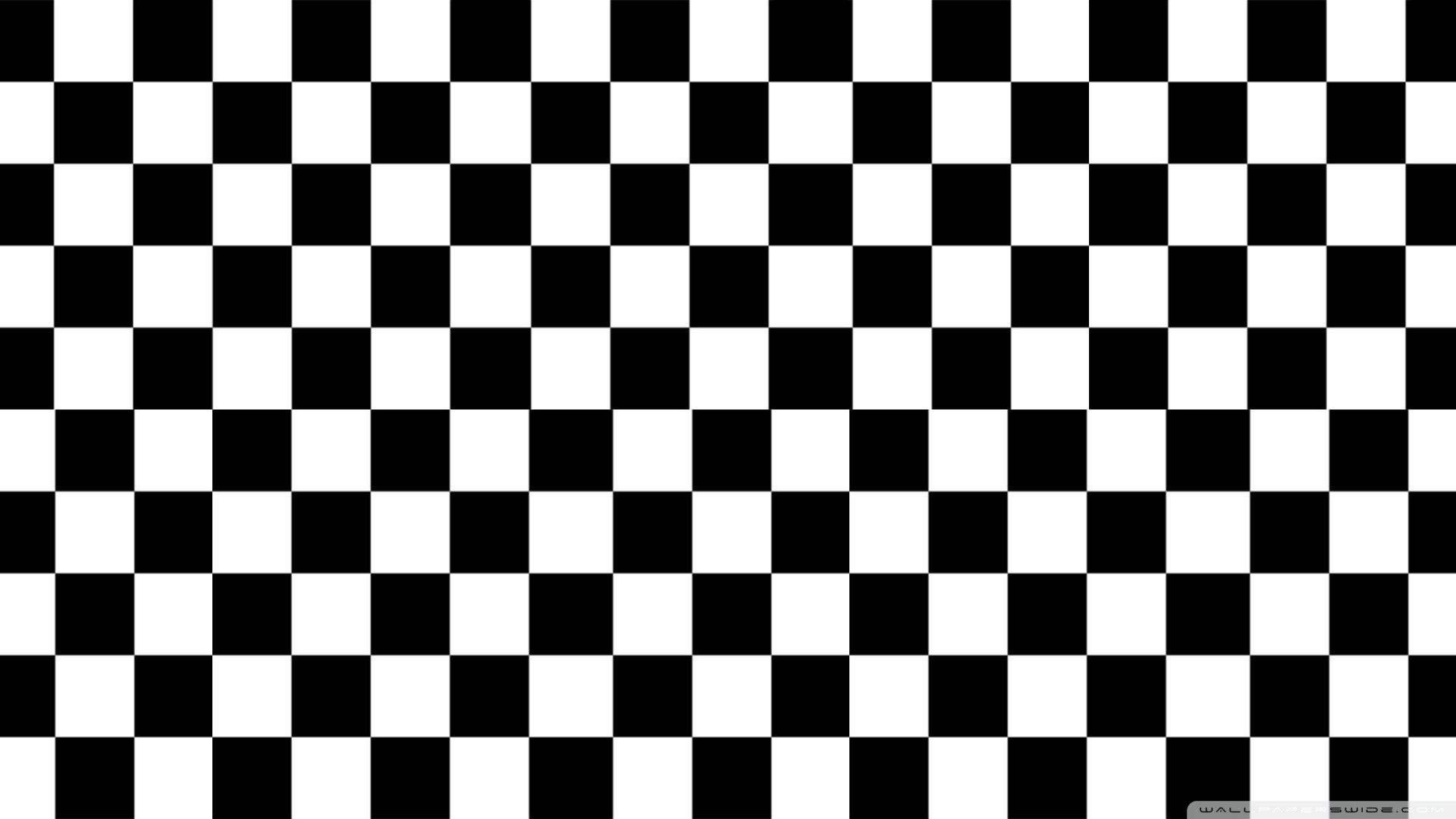 Black White checkered Wallpaper для монтажа