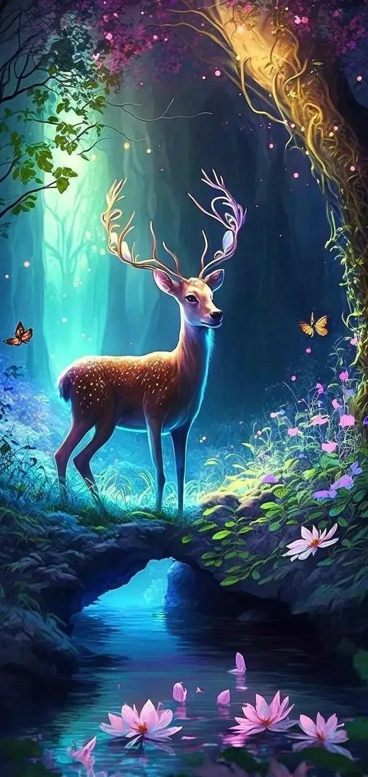 Deer Art Wallpapers - 4k, HD Deer Art Backgrounds on WallpaperBat