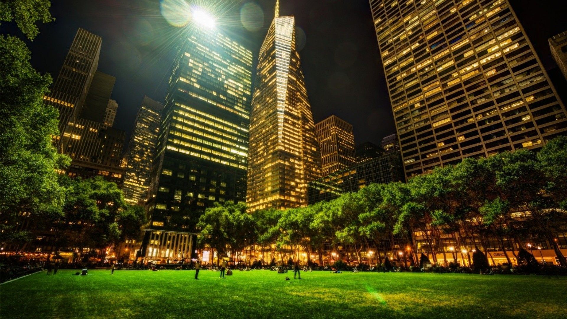 Central Park Night Wallpapers 4k Hd Central Park Night Backgrounds