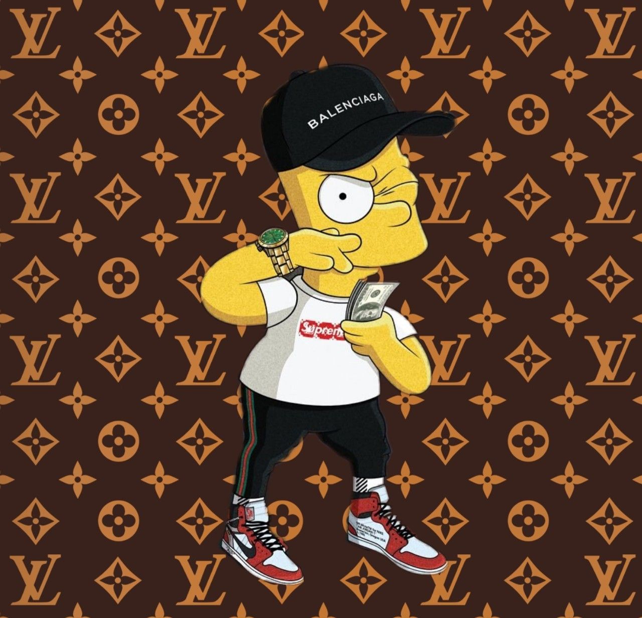 Gucci Bart Simpson Wallpapers.