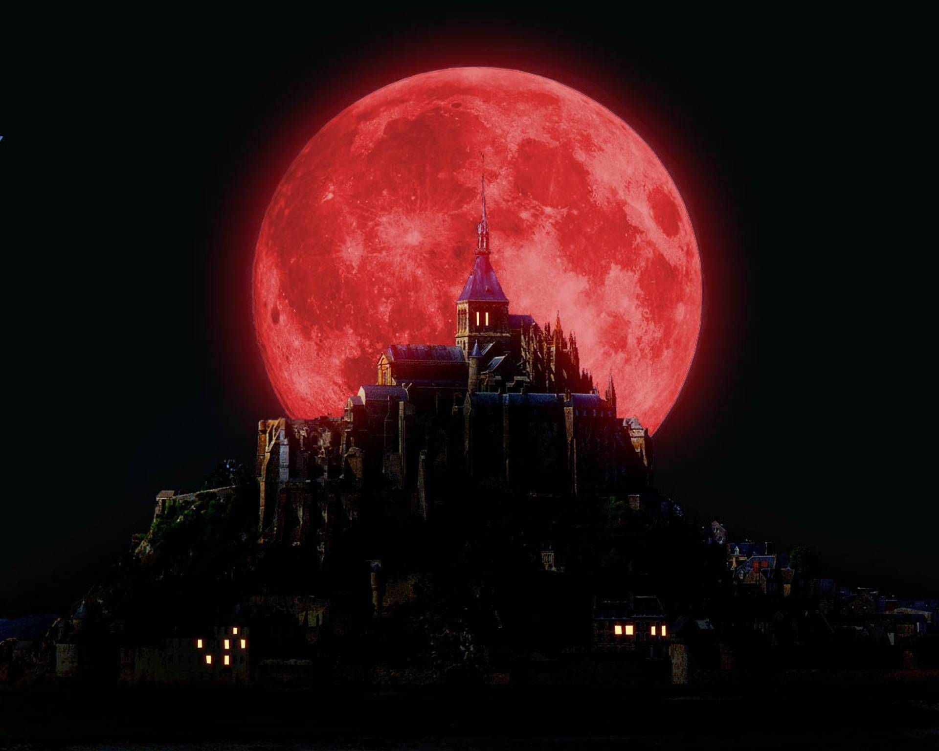 Red Moon 4K Wallpapers - 4k, HD Red Moon 4K Backgrounds on WallpaperBat