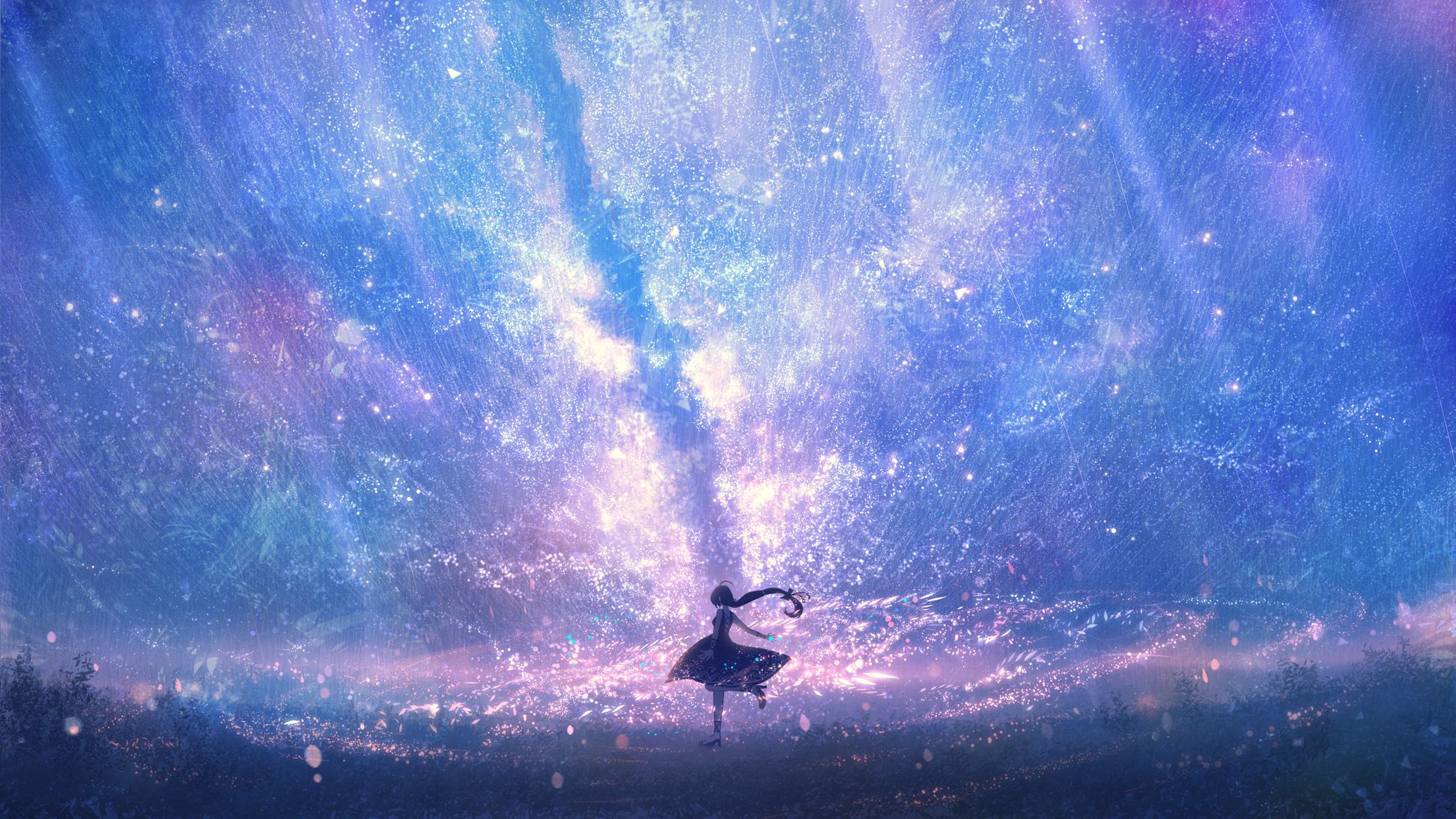 Galaxy Anime Wallpapers - 4k, HD Galaxy Anime Backgrounds on WallpaperBat