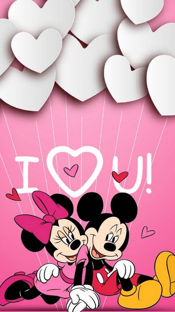720x1280 Mickey & Minnie I love you!!! on WallpaperBat
