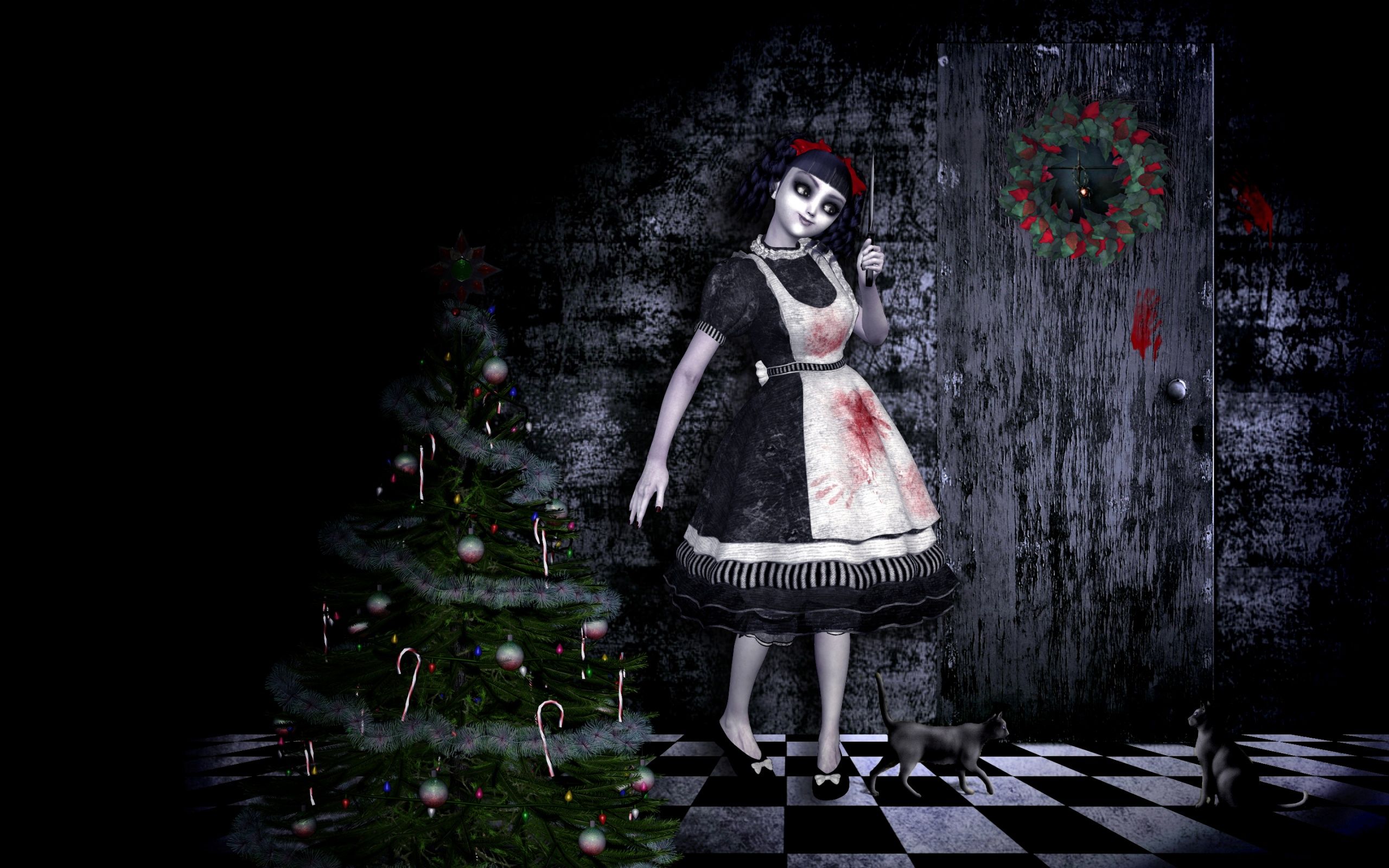 Gothic Christmas Wallpapers.