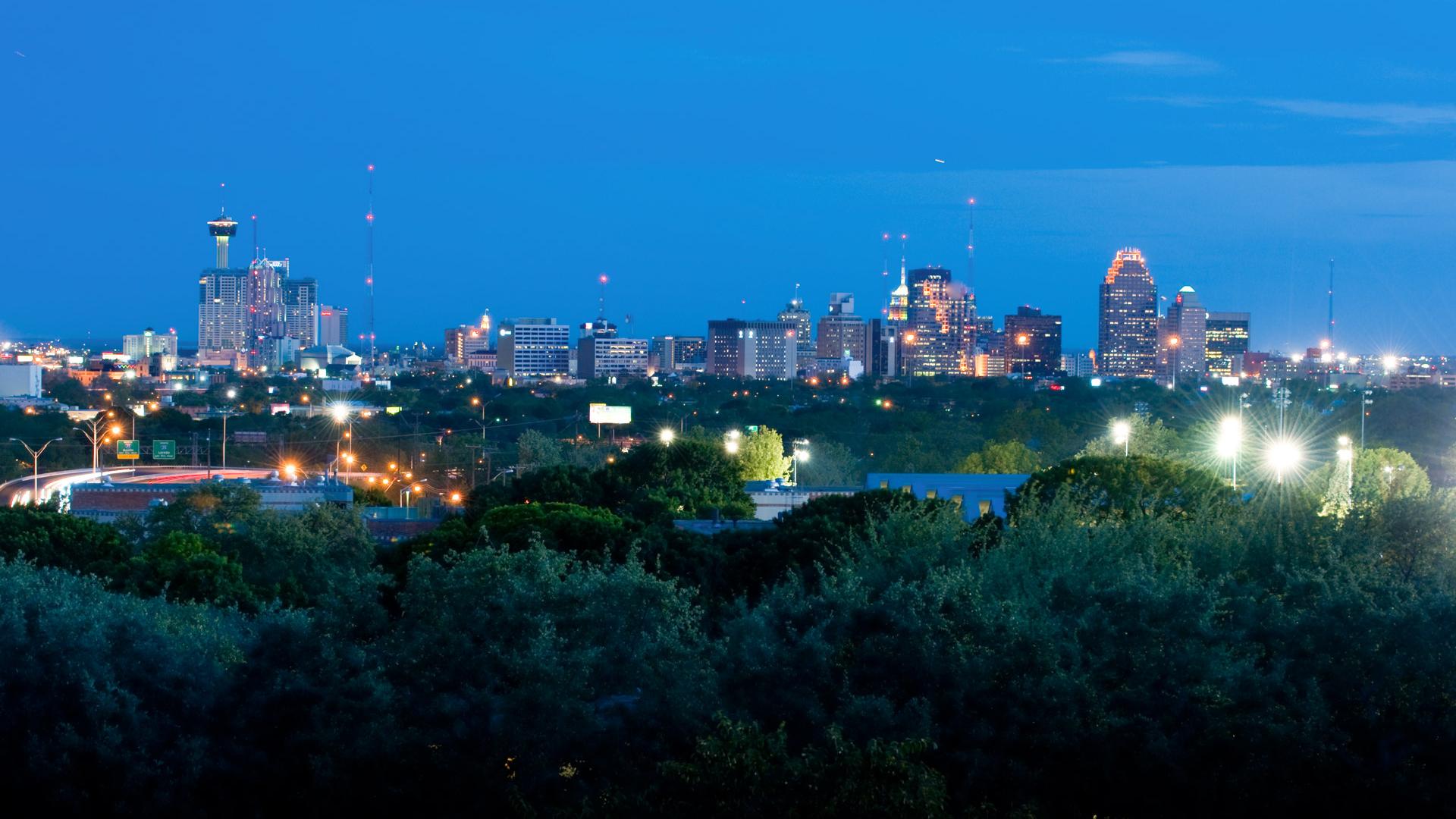 San Antonio Skyline Wallpapers - 4k, HD San Antonio Skyline Backgrounds ...