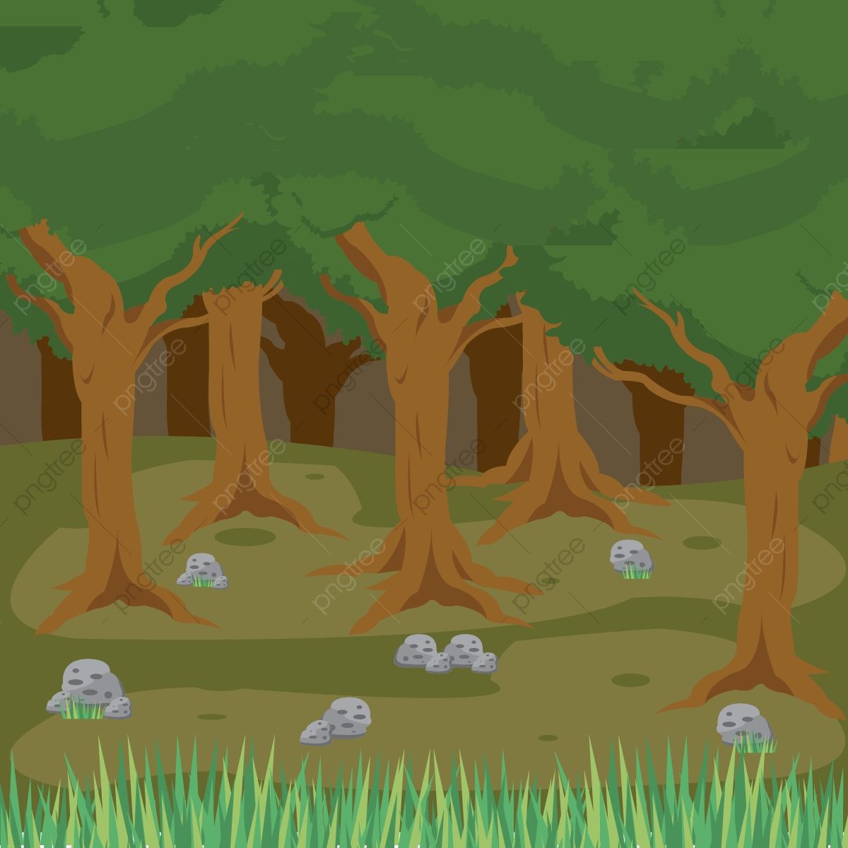 Cartoon Forest Wallpapers - 4k, HD Cartoon Forest Backgrounds on