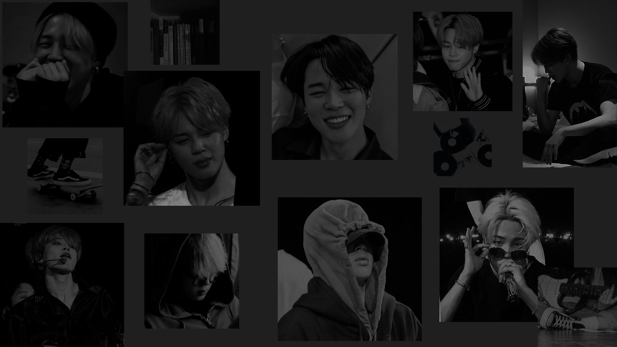 2048x1152 <b>Jimin</b> Aesthetic Wallpaper Dark.