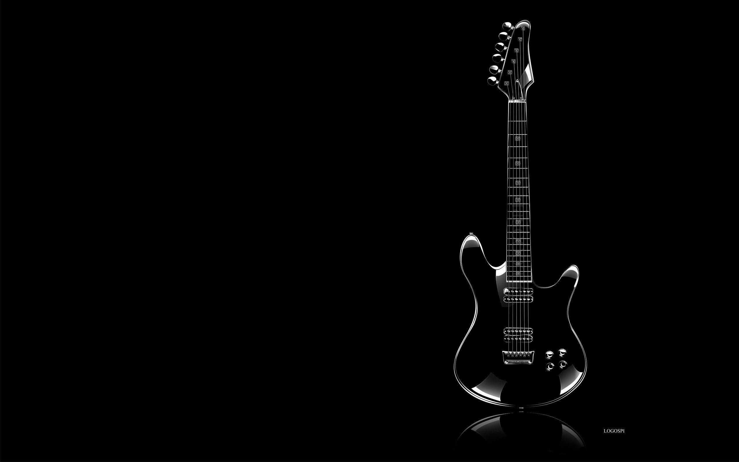 Black and White Guitar Wallpapers - 4k, HD Black and White Guitar