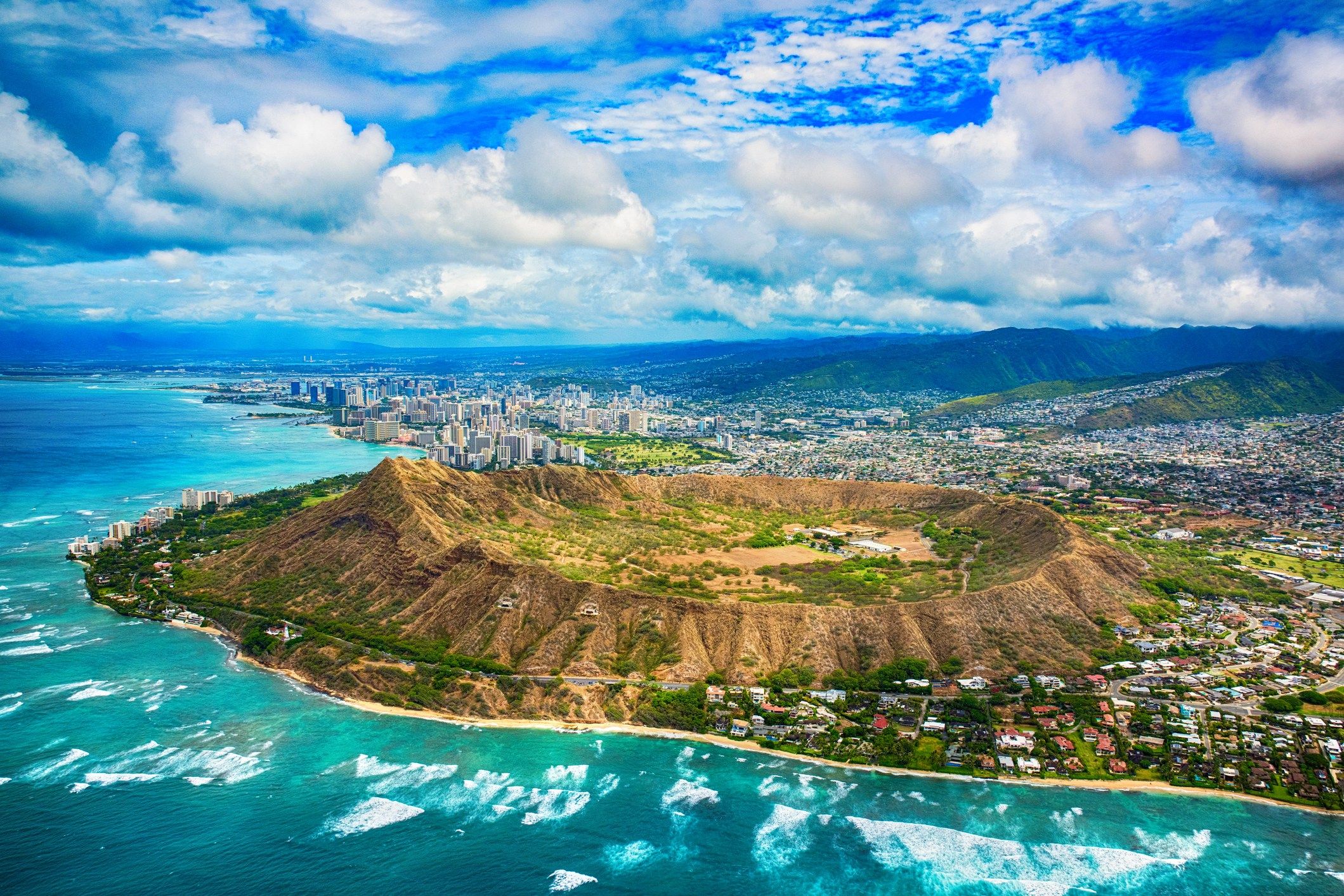 Diamond Head Hawaii Wallpapers 4k Hd Diamond Head Hawaii Backgrounds On Wallpaperbat